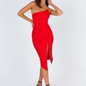 Princess Polly Vibrant Red Dress